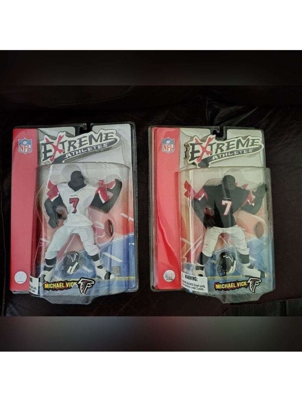 Extreme Athletes Michael Vick Action Figures Bundle - Both Versions